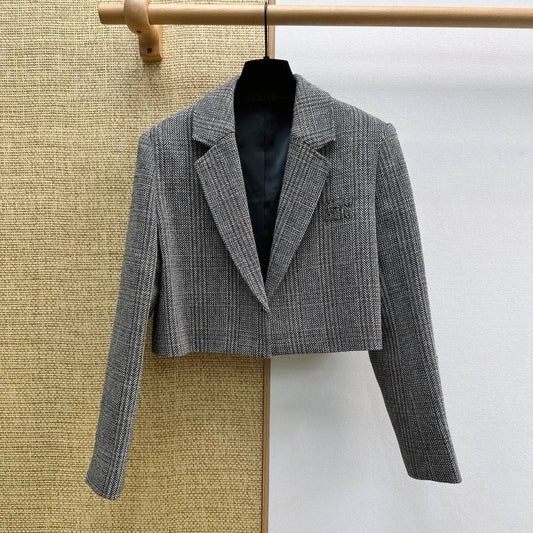 MIUMIU 26S CROPPED BLAZER 941