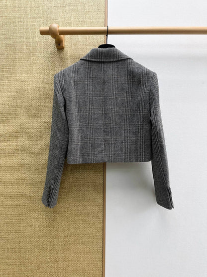 MIUMIU 26S CROPPED BLAZER 941