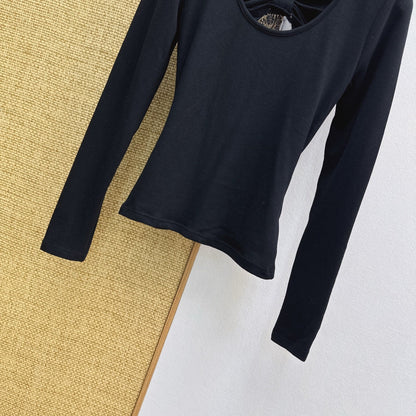 VALENTINO 26S LONG-SLEEVE LACE T-SHIRT STYLE 26