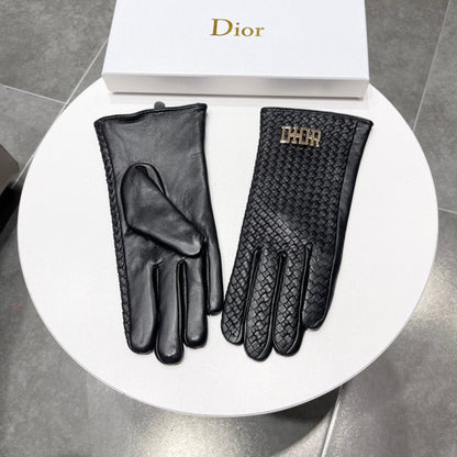 TOUCHSCREEN GLOVES IN BLACK LAMBSKIN 119030