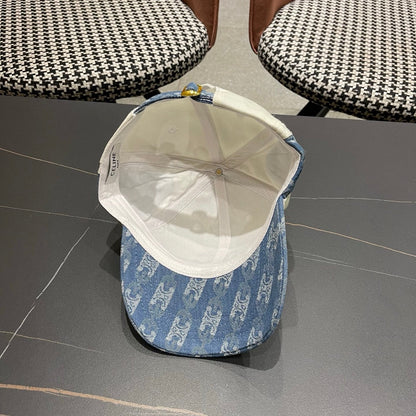 CELINE 26S COLOR-BLOCK BASEBALL CAP STYLE 65
