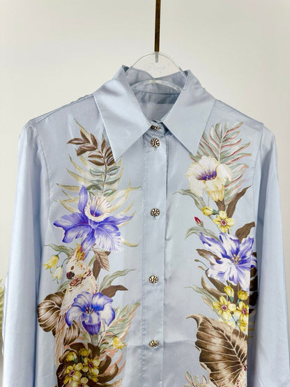 ZIMMERMANN LONG-SLEEVE CASUAL SHIRT 270126