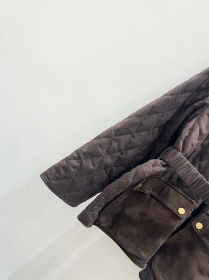 PRADA 25S WOOL SHEEPSKIN COAT 244