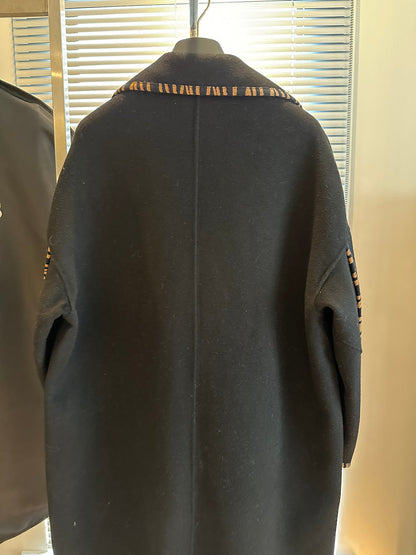 HERMES 25S DESIGNER CASHMERE COAT 180