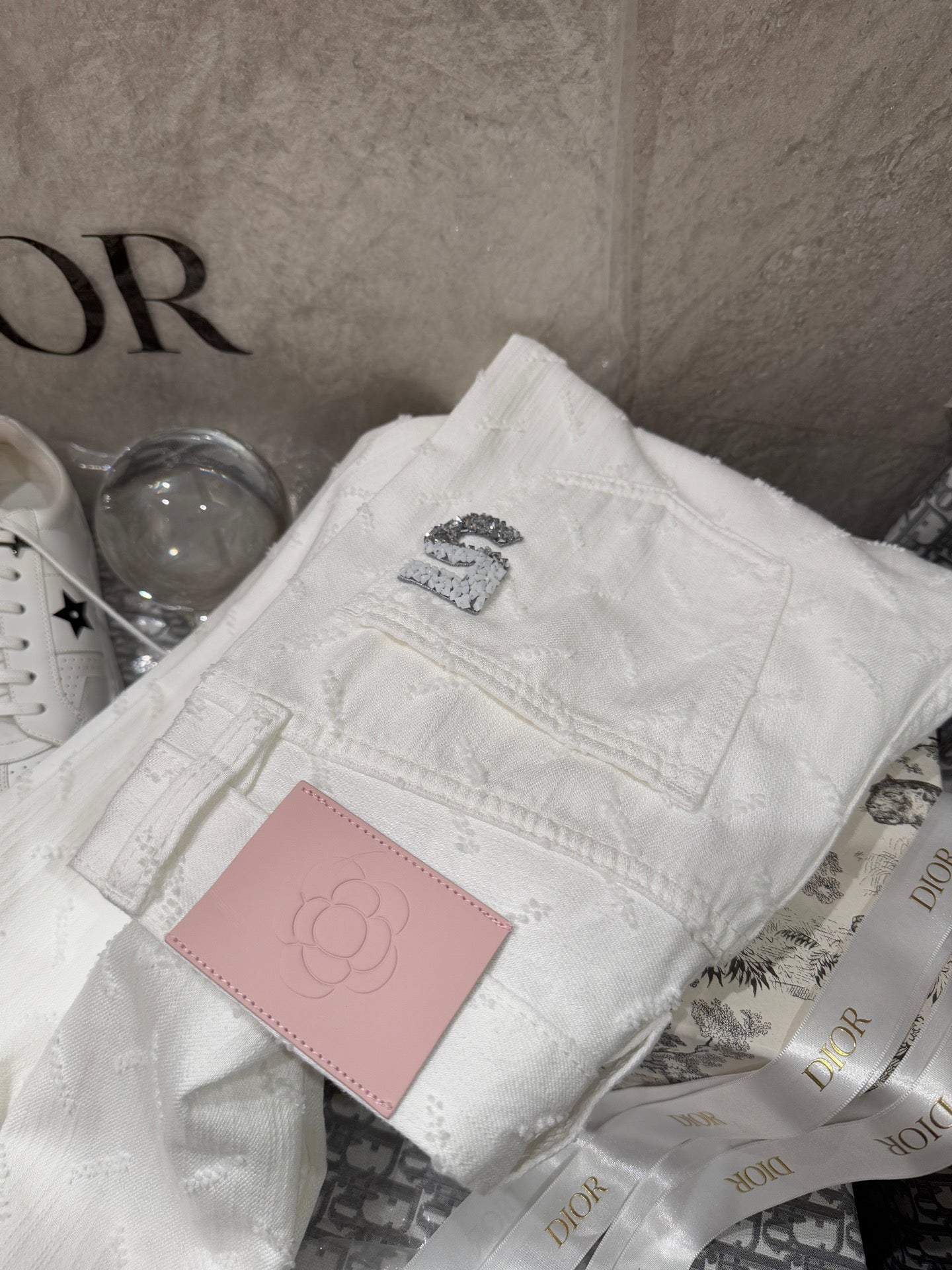 CC jeans White Denim Fabric