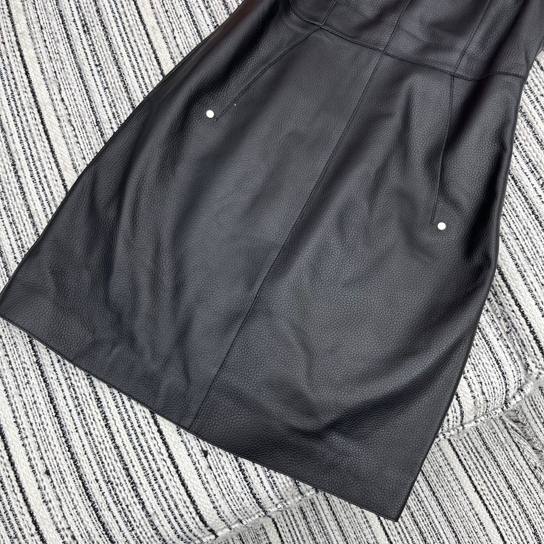 HERMES 25S ROUND-NECK VEST DRESS 347