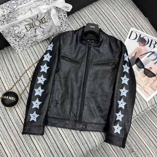 DIOR 25S STAND COLLAR SHEEPSKIN JACKET 845