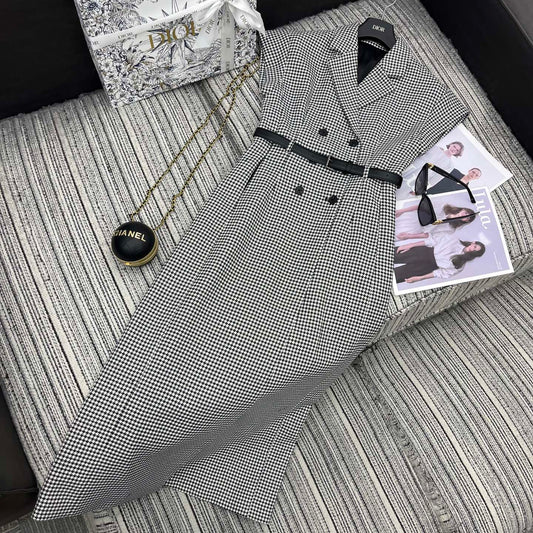 DIOR 25S LONG DOUBLE-BREASTED BLAZER DRESS 803