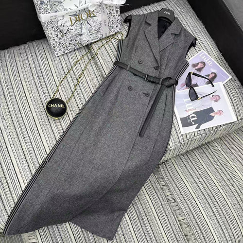 DIOR 25S LONG DOUBLE-BREASTED BLAZER DRESS 800