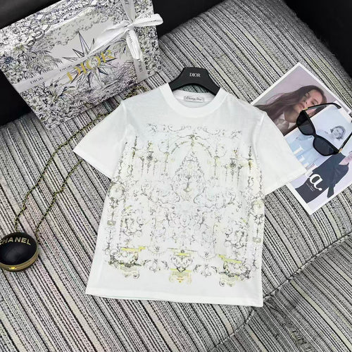 DIOR 25S SHORT-SLEEVE CREW NECK T-SHIRT 840