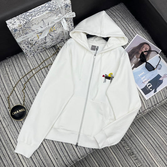 DIOR 26S HOODED CARDIGAN 1111