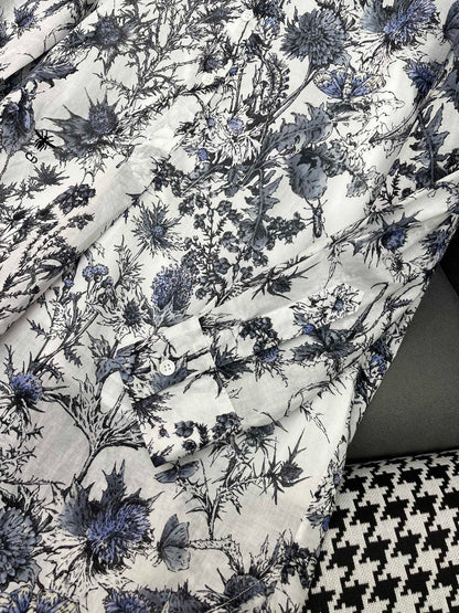 DIOR SHIRT DRESS WITH STAND COLLAR 198035