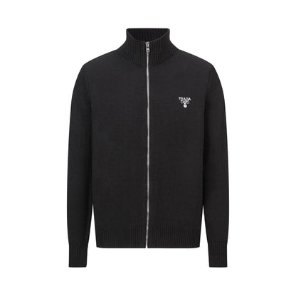 PRADA ZIP-UP KNIT CARDIGAN STYLE 142