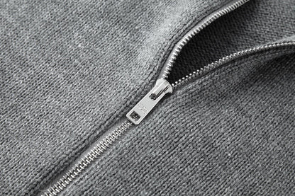 PRADA ZIP-UP KNIT CARDIGAN STYLE 143