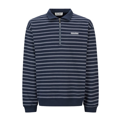 MIUMIU LONG-SLEEVE KNIT POLO STYLE 340