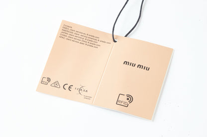 MIUMIU LONG-SLEEVE KNIT POLO STYLE 340