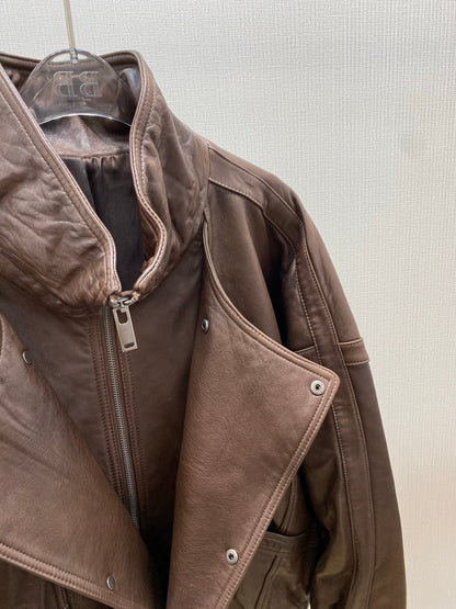 YSL 25S LEATHER JACKET STYLE 165