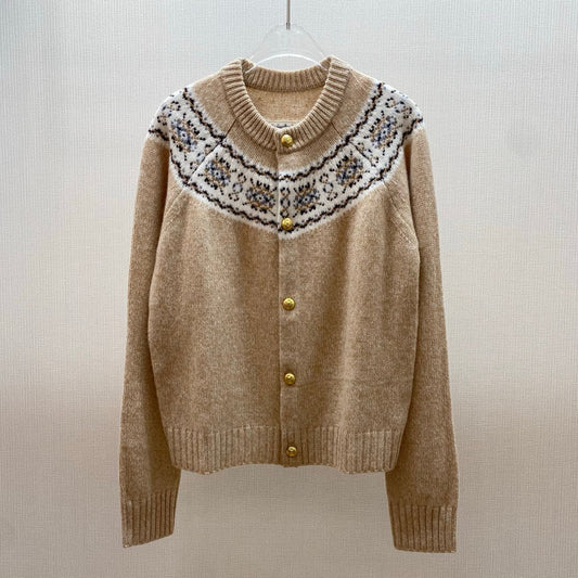 CELINE 25S KNIT CARDIGAN 0078