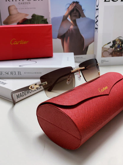 C DE RECTANGULAR FRAME SUNGLASSES 518454 IN METAL