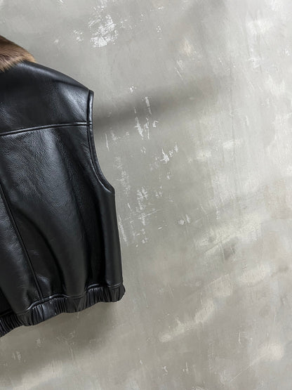 YSL 25S LEATHER VEST STYLE 144