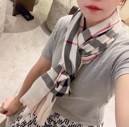BBR SCARF 200 CM IN CASHMERE 574543