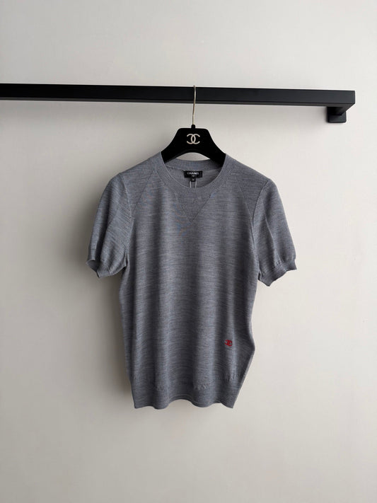 CHANEL 26S SHORT-SLEEVE KNIT TOP 917