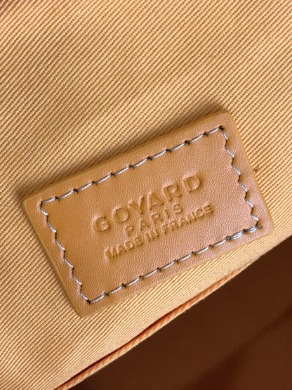 GOYA 26S BOEING 25MM IN HONEY YELLOW GOYARDINE CANVAS AND CALFSKIN