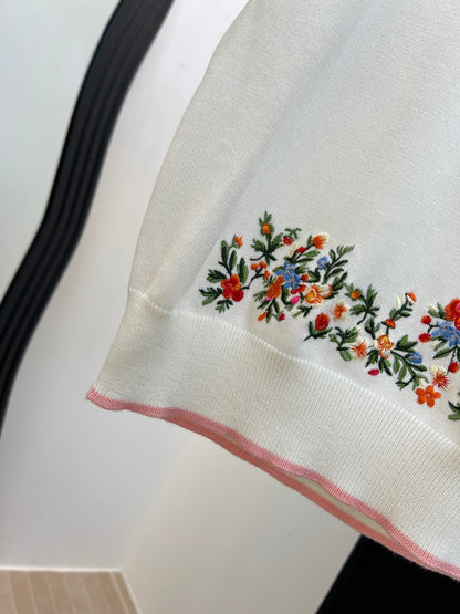 DIOR 26S SHORT-SLEEVED KNIT T-SHIRT 950