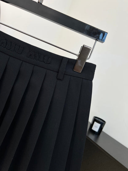MIUMIU 26S MINI PLEATED SKIRT 886