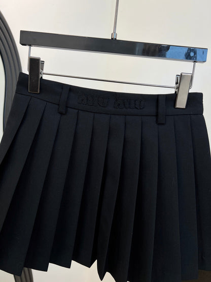 MIUMIU 26S MINI PLEATED SKIRT 886