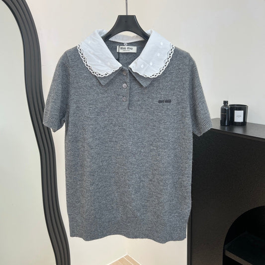 MIUMIU 26S POLO SWEATER 929