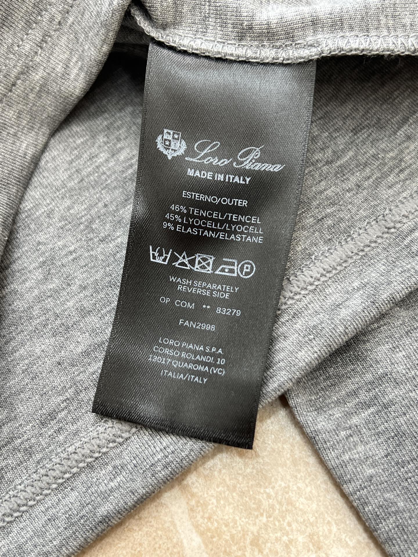 LORO PIANA 26S LONG SLEEVE T-SHIRT 764