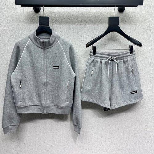 MIUMIU JACKET AND SHORTS SET STYLE 15