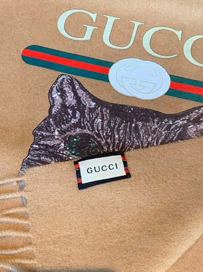 GUCCI 25S SCARF 180 IN CASHMERE 583606