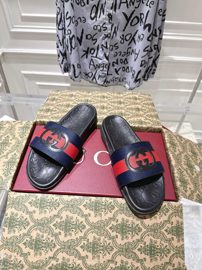 SANDALS 25S IN BLACK LAMBSKIN EMBOSSED LOGO STYLE 1
