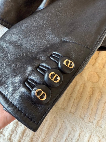 DIOR 25S LEATHER JACKET STYLE 358