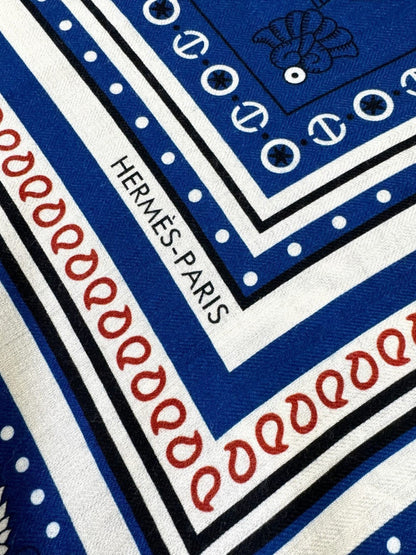HERMES 25S SCARF 135 IN CASHMERE SILK 729040