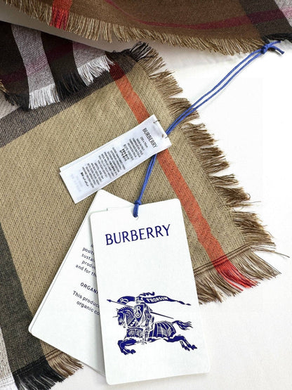 BBR SCARF 220 CM IN SILK CASHMERE 481240