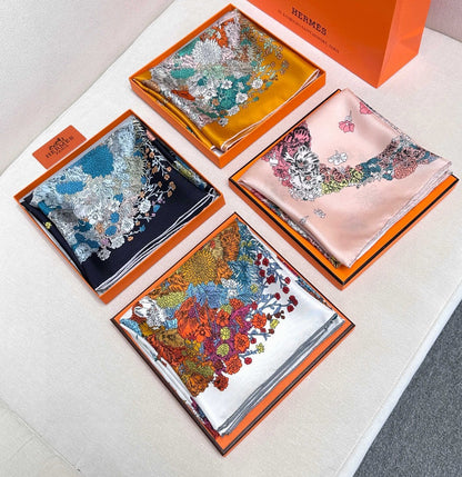 HERMES 25S SCARF 90 IN SILK 729031