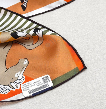 HERMES 25S SCARF 90 IN SILK 730646