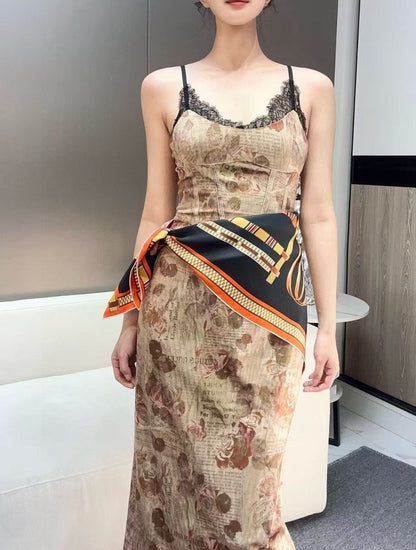 HERMES 25S SCARF 90 IN SILK 735840