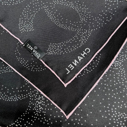 CHANEL 25S SCARF 90 IN SILK 730643