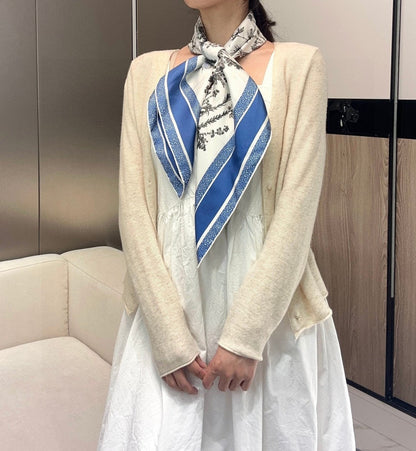 DIOR SCARF 90 CM IN SILK FABRIC 702042
