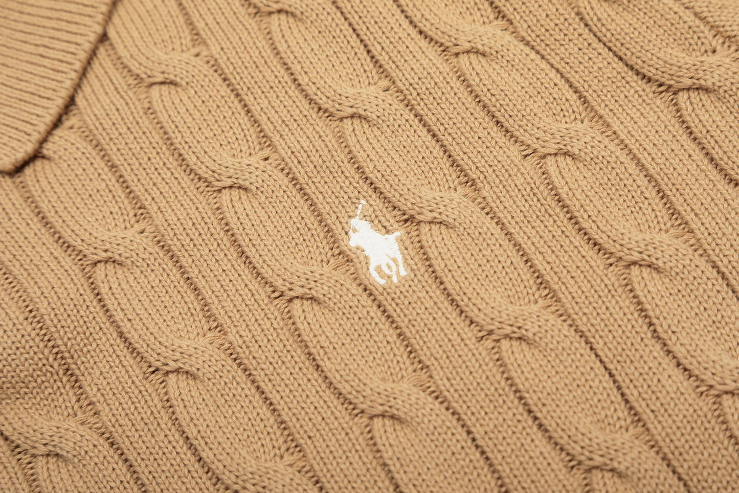 RALPH LAUREN SHORT-SLEEVE POLO KNIT SWEATER STYLE 433