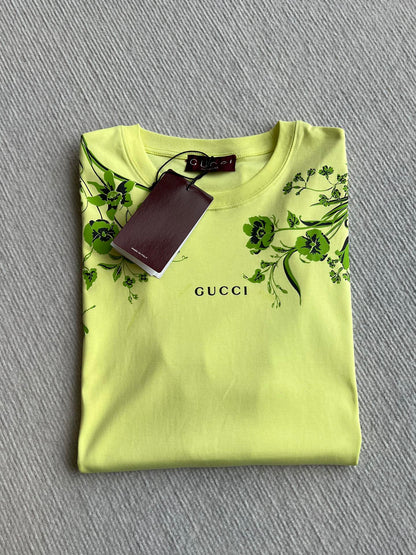GUCCI SHORT SLEEVE LOGO PRINTED T-SHIRT 275722
