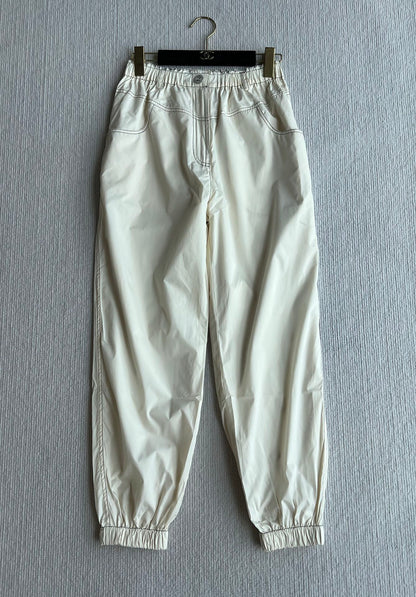CHANEL BEIGE CASUAL PANTS 269664