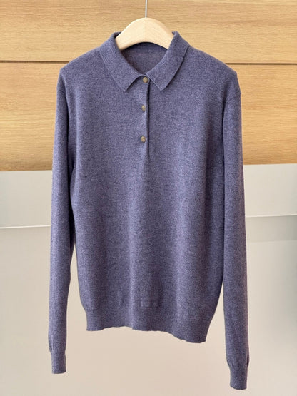 LP 26S LONG-SLEEVE CASHMERE SWEATER 614