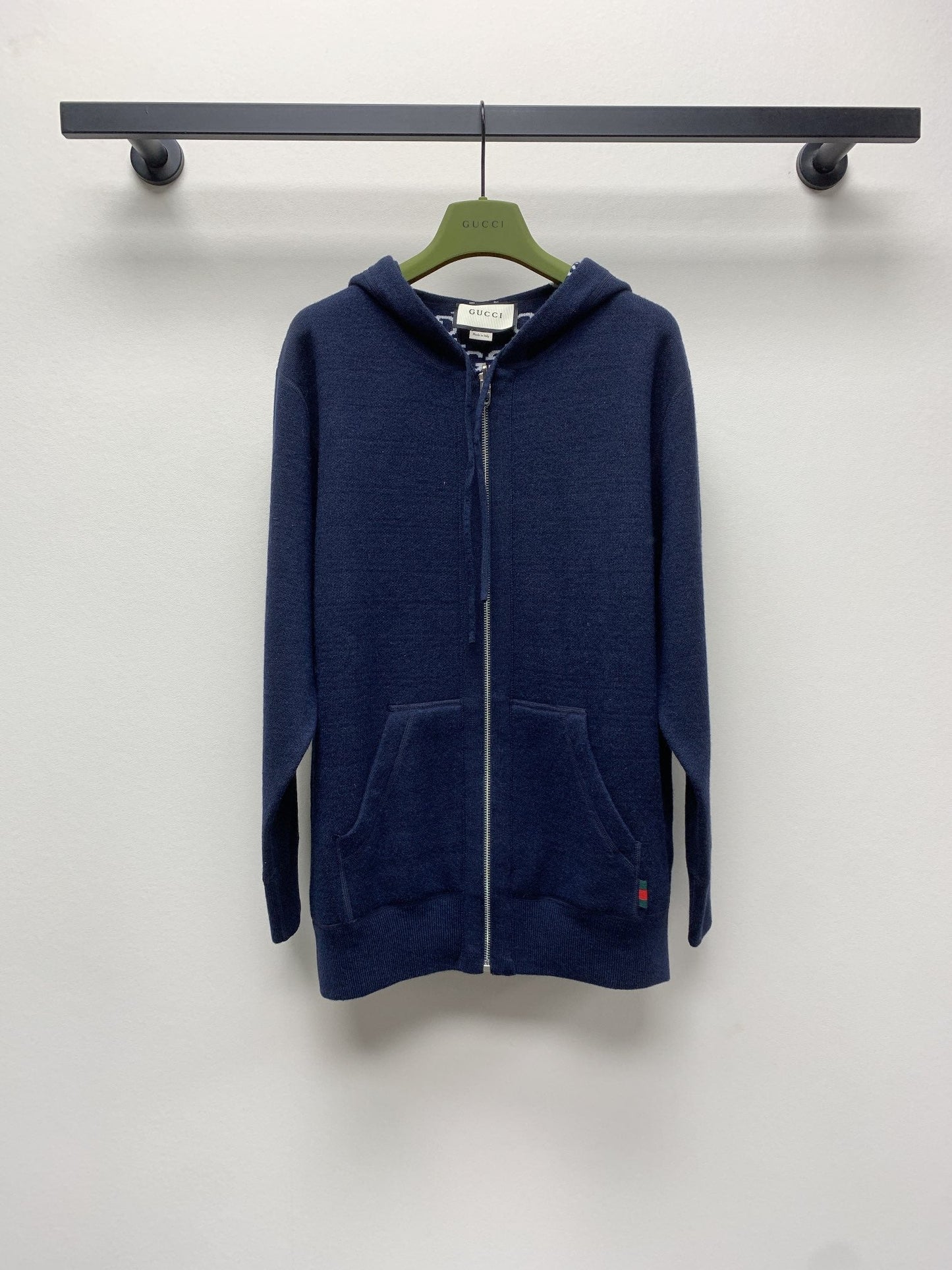 GUCCI ZIP-UP KNIT JACKET 232193