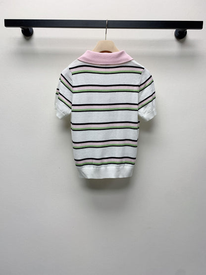 MIUMIU KNIT POLO SHIRT 268104