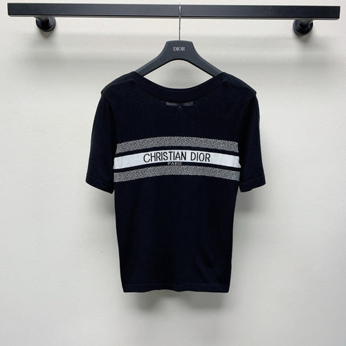 DIOR CREW NECK KNIT SWEATER 268138
